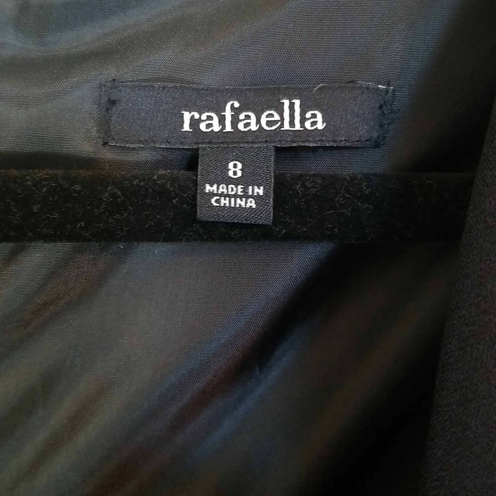 NWT Rafaella Classic Black Midi Dress - Picture 5 of 8